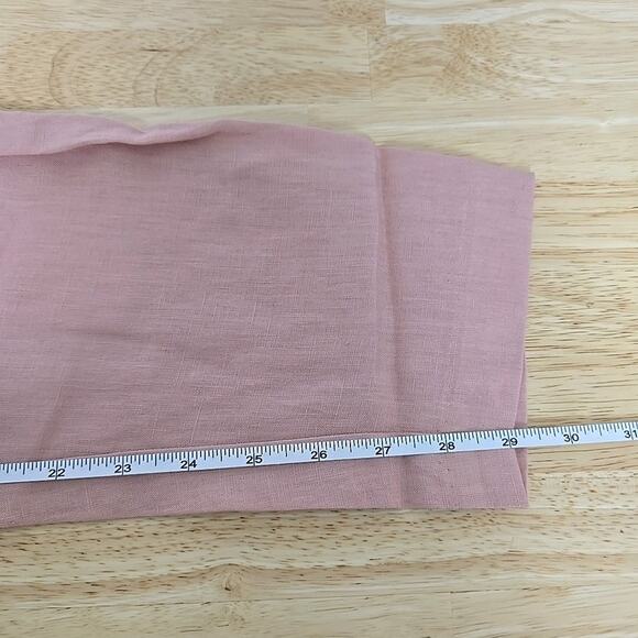 NWT Revolve Rumer Lou Lou Jumpsuit Prima Pink Linen Short Sleeve Tie Waist Sz XS - Picture 8 of 13